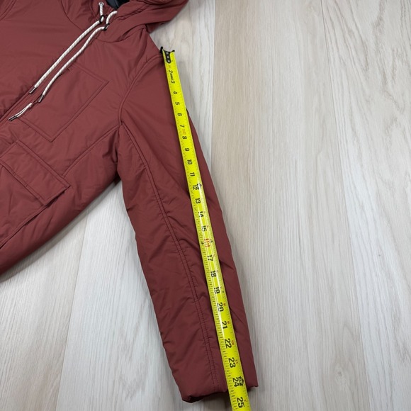 Vuori Womens Red Clay Tahoe Full-Zip Long Sleeve Insulated Hooded Jacket Size XS - Picture 11 of 12